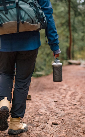 Бутылка HydraPak Flux 0,75L Серый - Фото 4 большая