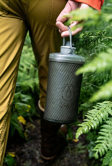 Бутылка HydraPak Flux 0,75L Серый - Фото 5 большая