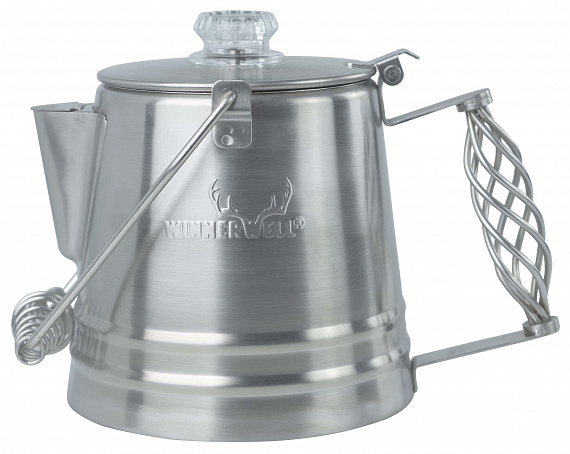 Чайник Winnerwell 9 Cup Stainless Percolator Coffee Pot - Фото 1 большая