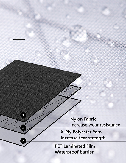 Сумка Naturehike ZT11 Xpac Q-9B Red - Фото 5 большая