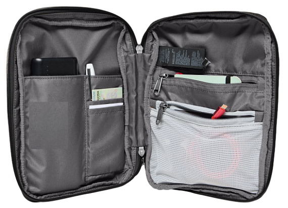 Сумка Jack Wolfskin Konya Organizer Black - Фото 6 большая