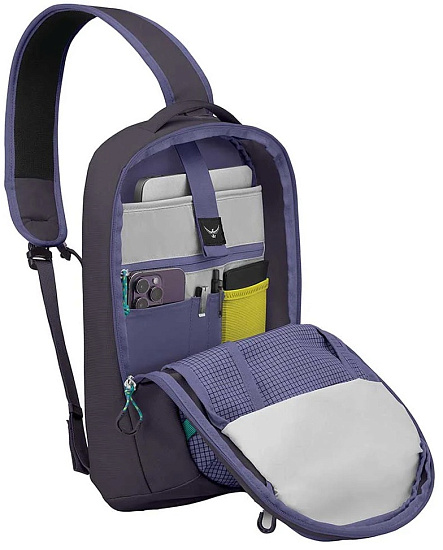 Рюкзак Osprey Transporter Sling Euphoria Purple/Purple Ink - Фото 4 большая