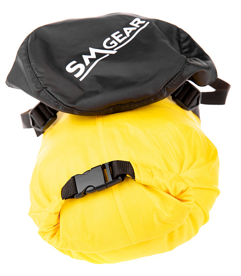 Компрессионный гермомешок SMGear Таффета 10л Жёлтый - Фото 3 большая