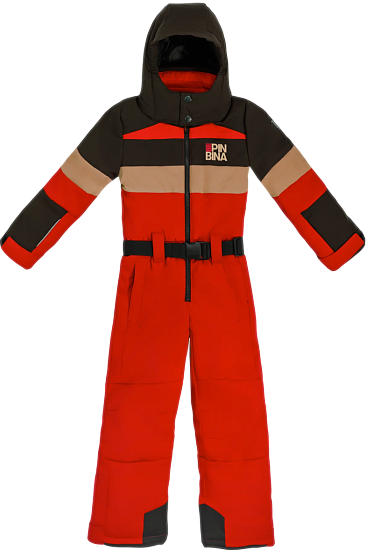 Комбинезон детский PinBina W-JB-O-01-12MM0051 Red/Black/Nut Brown - Фото 1 большая