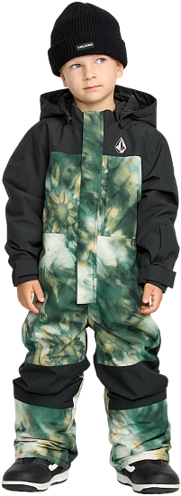 Комбинезон детский Volcom Little Flurry Green - Фото 3 большая