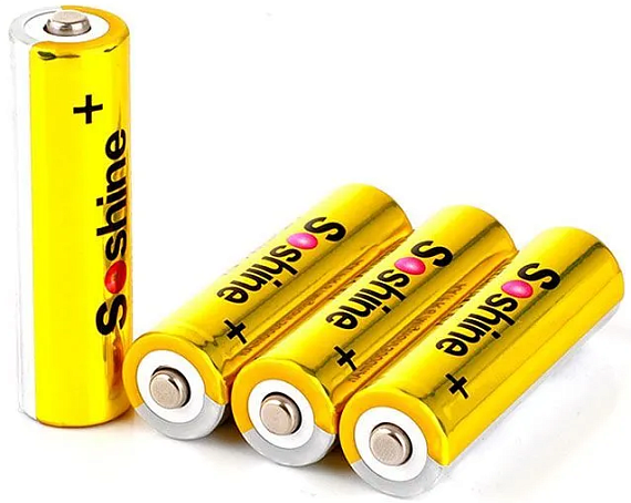 Комплект литиевых батарей Soshine AA 3000мАч 1.5В (4 шт) - Фото 2 большая