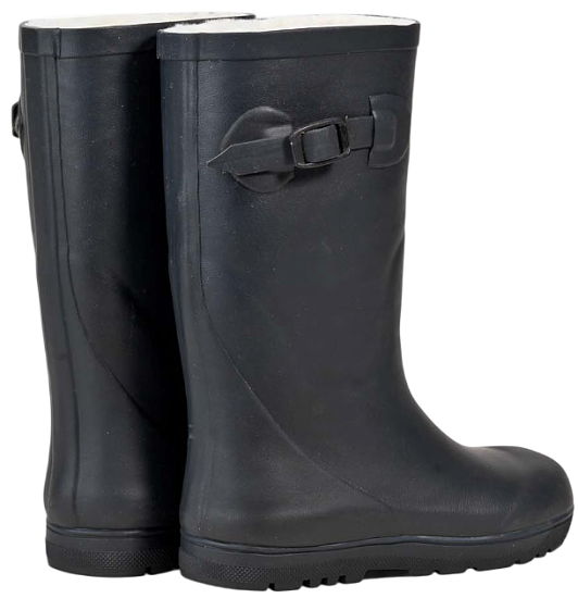 Сапоги детские Aigle Woody-Pop Fur 2 Marine - Фото 2 большая