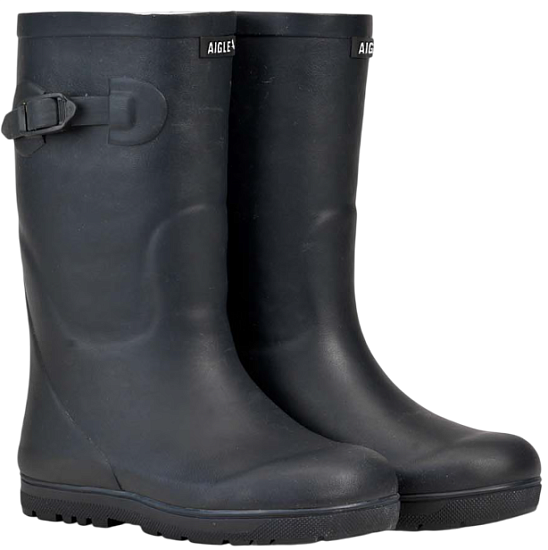 Сапоги детские Aigle Woody-Pop Fur 2 Marine - Фото 3 большая