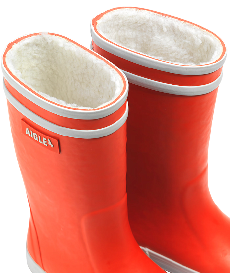 Сапоги детские Aigle Lolly Pop Fur 2 Rouge - Фото 2 большая