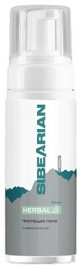 Чистящая пена Sibearian Daily Herbal 150мл - Фото 1 большая