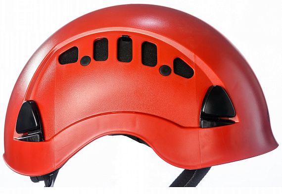 Каска Vertical с вентиляционными отверстиями Красная - Фото 3 большая