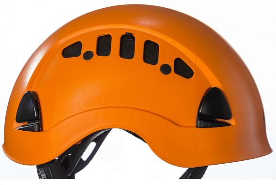 Каска Vertical с вентиляционными отверстиями Оранжевая - Фото 2 большая