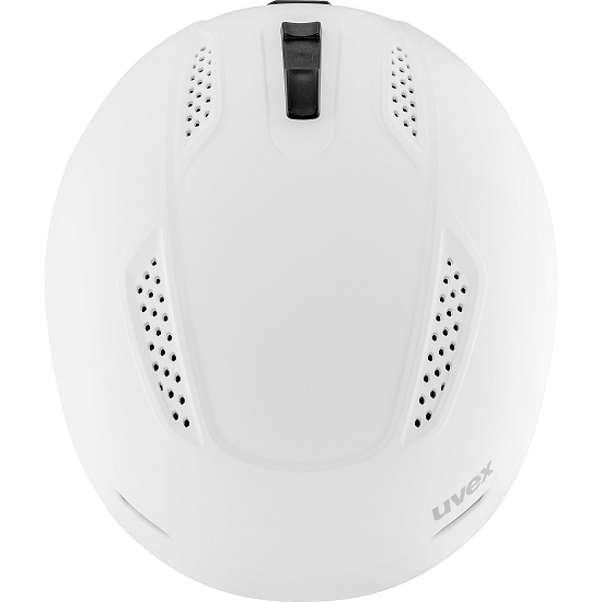 Горнолыжный шлем Uvex Ultra White/Black Matt - Фото 3 большая