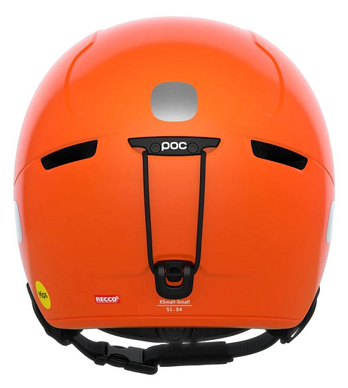 Горнолыжный шлем детский POC POCito Obex MIPS Fluorescent Orange - Фото 4 большая