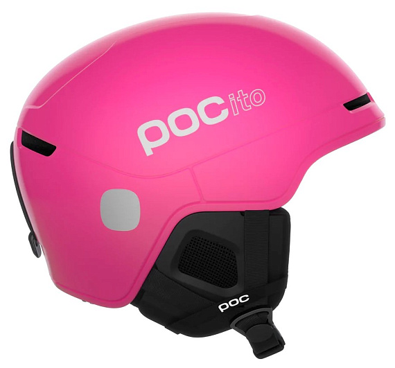 Горнолыжный шлем детский POC POCito Obex MIPS Fluorescent Pink - Фото 3 большая