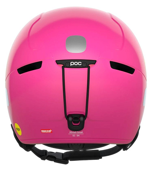 Горнолыжный шлем детский POC POCito Obex MIPS Fluorescent Pink - Фото 4 большая