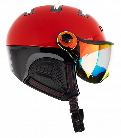 Горнолыжный шлем Kask Montecarlo Visor Red - Фото 1 большая