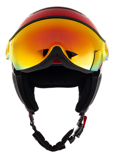 Горнолыжный шлем Kask Montecarlo Visor Red - Фото 2 большая