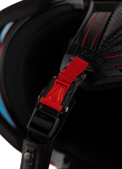 Горнолыжный шлем Kask Montecarlo Visor Red - Фото 5 большая