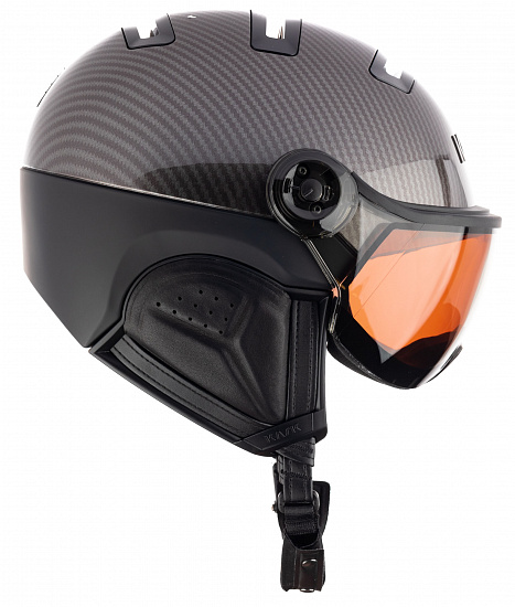 Горнолыжный шлем Kask Elite Visor Carbon/Black - Фото 1 большая