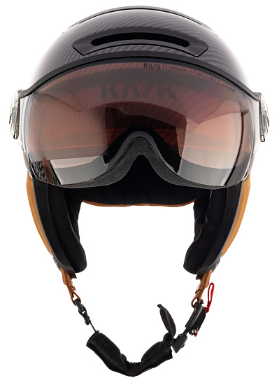 Горнолыжный шлем Kask Elite Visor Carbon/Brown - Фото 2 большая