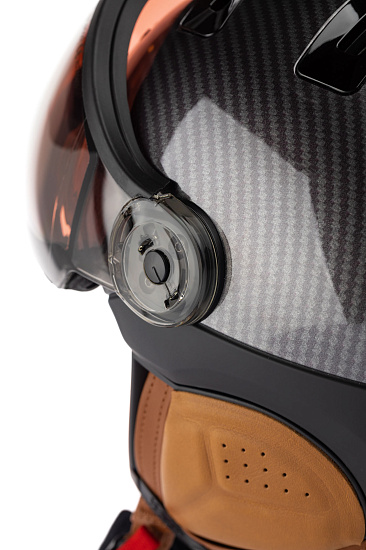 Горнолыжный шлем Kask Elite Visor Carbon/Brown - Фото 6 большая