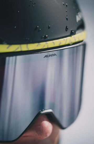 Горнолыжный шлем Alpina Versatile Pro Mips Litoff Black/Yellow - Фото 9 большая