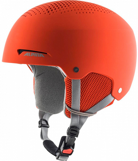 Горнолыжный шлем детский Alpina Zupo Pumpkin-Orange Matt - Фото 1 большая