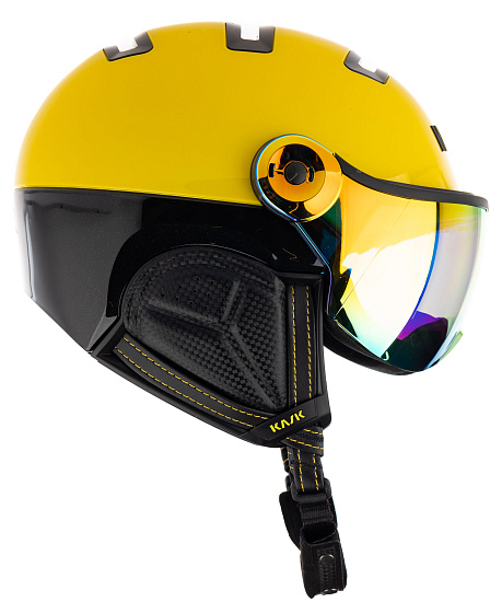 Горнолыжный шлем Kask Montecarlo Visor Yellow - Фото 1 большая