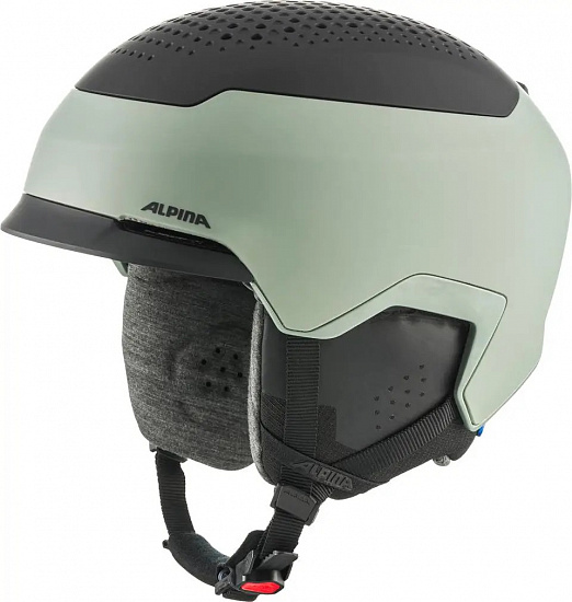 Горнолыжный шлем Alpina Gems Willow Green/Black Matt - Фото 1 большая