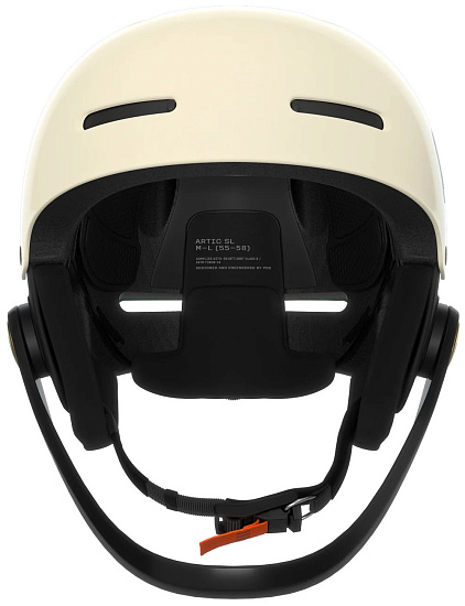 Горнолыжный шлем POC Artic Sl Mips Rouge/Blanc - Фото 2 большая