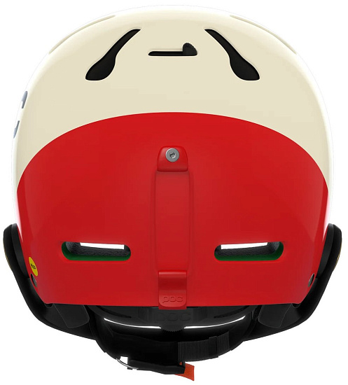 Горнолыжный шлем POC Artic Sl Mips Rouge/Blanc - Фото 4 большая