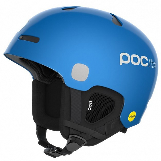 Горнолыжный шлем детский POC POCito Auric Cut MIPS Fluorescent Blue - Фото 1 большая