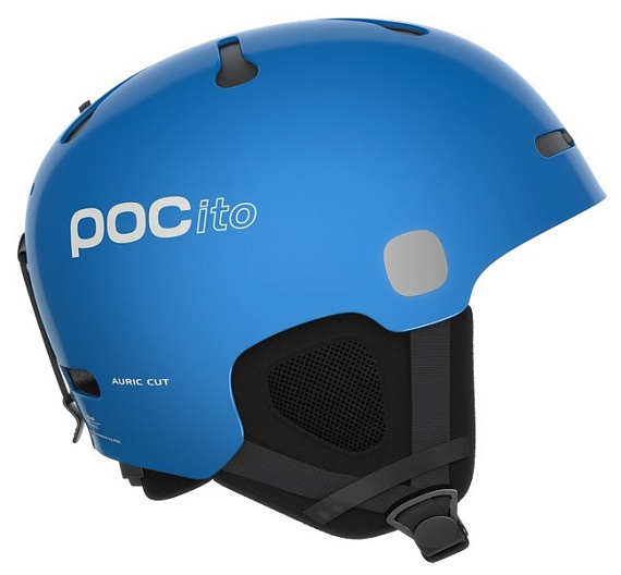 Горнолыжный шлем детский POC POCito Auric Cut MIPS Fluorescent Blue - Фото 3 большая