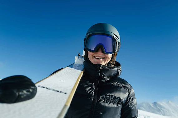 Горнолыжный шлем Head Faero Exp Mips Nichtpetrol - Фото 2 большая