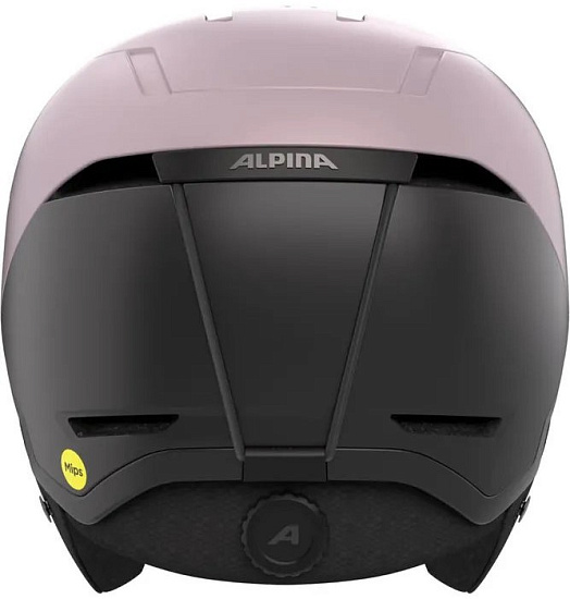 Горнолыжный шлем Alpina Versatile Mips Smoke Rose Matt - Фото 3 большая