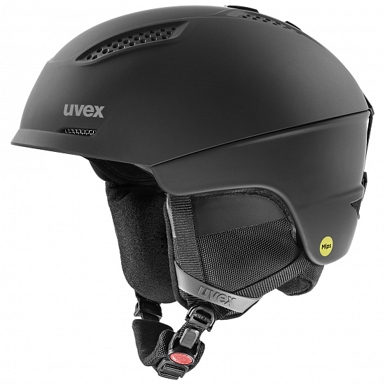 Горнолыжный шлем Uvex Ultra Mips Black Matt - Фото 1 большая