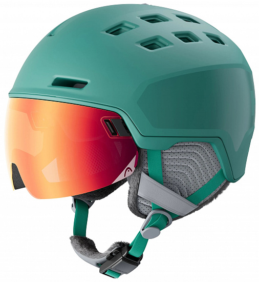 Горнолыжный шлем женский Head Rachel Pro Green - Фото 1 большая