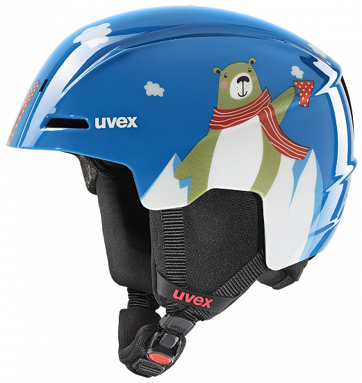 Горнолыжный шлем детский Uvex Viti Blue Bear - Фото 1 большая