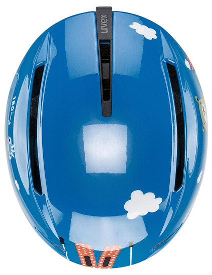 Горнолыжный шлем детский Uvex Viti Blue Bear - Фото 2 большая