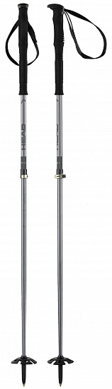 Горнолыжные палки Head Crux Aluminium Anthracite - Фото 1 большая