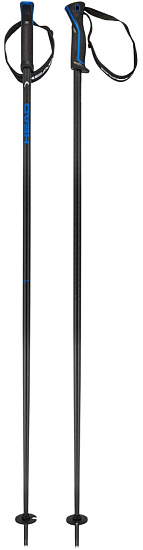 Горнолыжные палки Head Frontside 18mm Carbon Black/Blue - Фото 1 большая