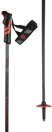 Горнолыжные палки Rossignol Tactic Carbon Clip Red - Фото 2 большая