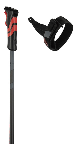 Горнолыжные палки Rossignol Tactic Carbon Clip Red - Фото 3 большая