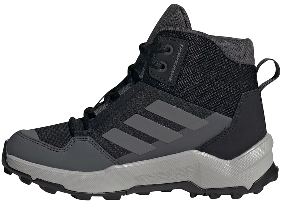 Кроссовки детские Adidas Terrex Ax4R Mid Cblack/Grefou/Greysix - Фото 3 большая