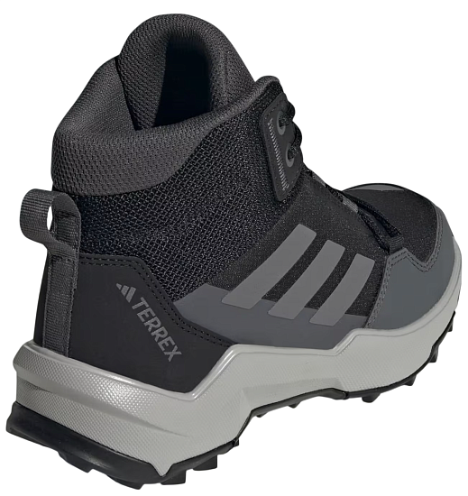 Кроссовки детские Adidas Terrex Ax4R Mid Cblack/Grefou/Greysix - Фото 4 большая