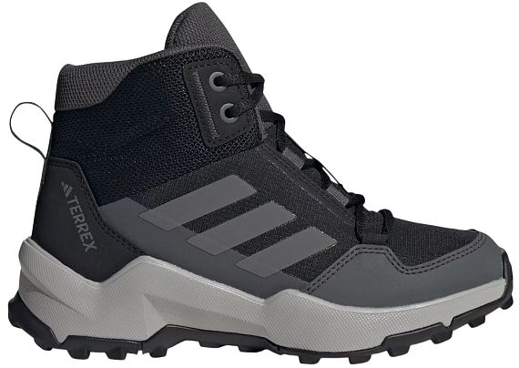 Кроссовки детские Adidas Terrex Ax4R Mid Cblack/Grefou/Greysix - Фото 1 большая