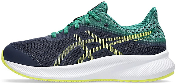 Кроссовки детские ASICS Patriot 13 GS Midnight/Citron - Фото 2 большая