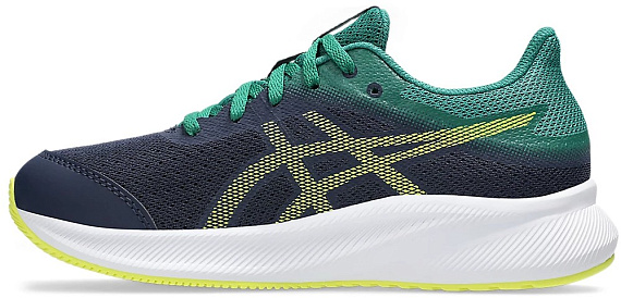 Кроссовки детские ASICS Patriot 13 GS Midnight/Citron - Фото 6 большая
