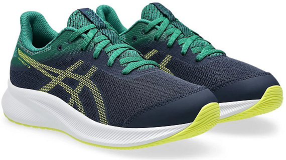 Кроссовки детские ASICS Patriot 13 GS Midnight/Citron - Фото 8 большая